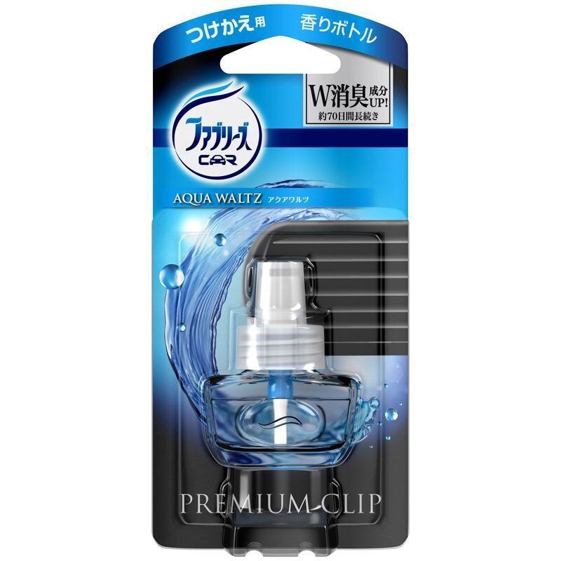 P&G ファブリーズ プレミアムクリップ アクアワルツ 付け替え 7ML 車内用芳香・消臭剤