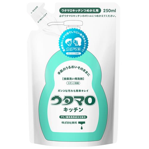 6個セット　東邦　ウタマロキッチン　詰め換え　250ML　食器洗い用洗剤