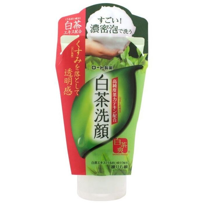 ロート製薬 白茶爽 白茶練り石鹸 120G 洗顔料