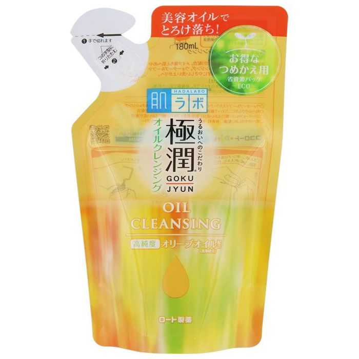 ロート製薬 肌研 (ハダラボ) 極潤 オイルクレンジング 詰め替え 180ML クレンジング