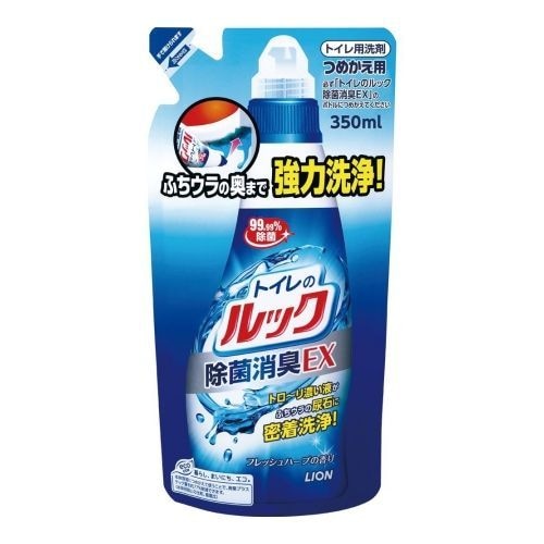 ライオン　トイレのルック　除菌消臭EX　詰め替え　350ML　トイレクリーナー