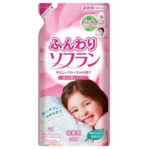 ライオン　ふんわりソフラン　詰め替え　500ML　柔軟剤