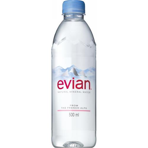 伊藤園　エビアン　500ML×24個セット