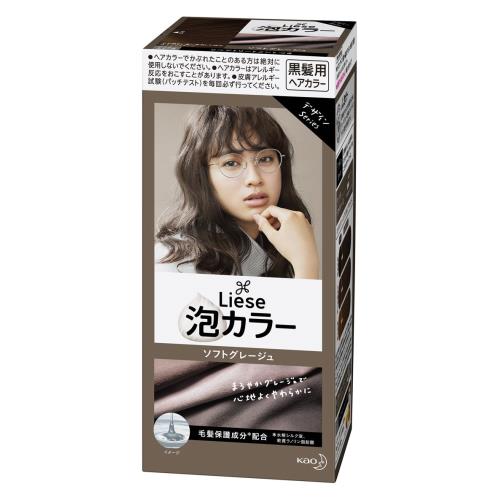 花王　リーゼ　泡カラー　ソフトグレージュ