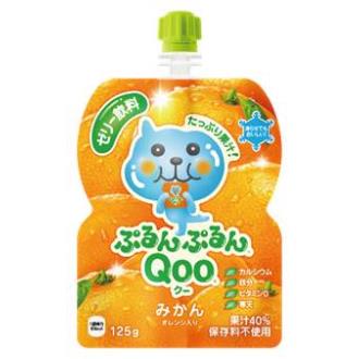コカ・コーラ　ミニッツメイド　ぷるんぷるんクー　みかん　125G×6個セット