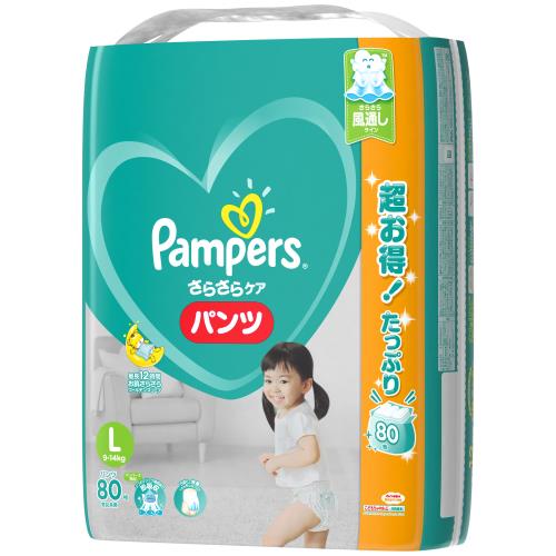 P&G　パンパース　パンツ　メガジャンボLサイズ　80枚