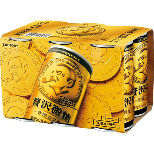 サントリー　ボス　贅沢微糖　185G×6缶×5個セット