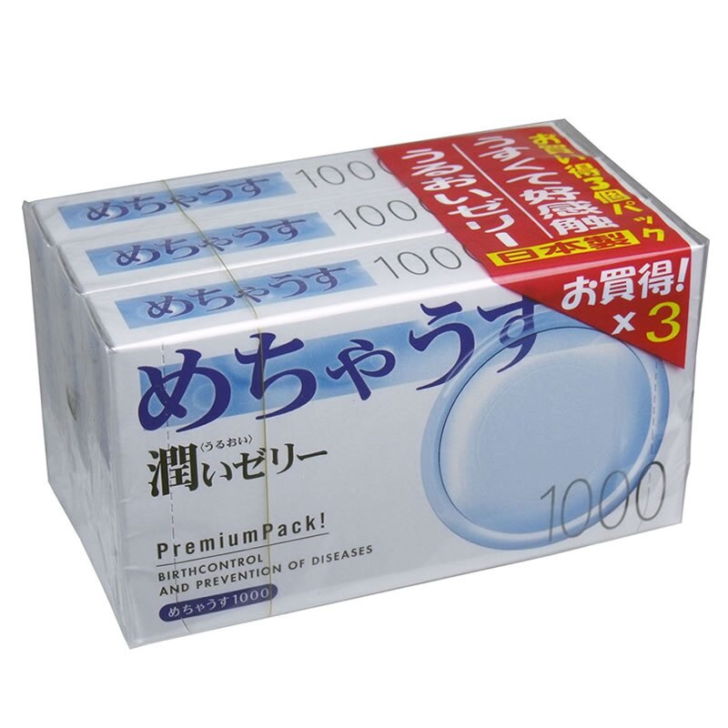 素敵でユニークな めちゃうす 1000 12コ入 2箱セット コンドーム