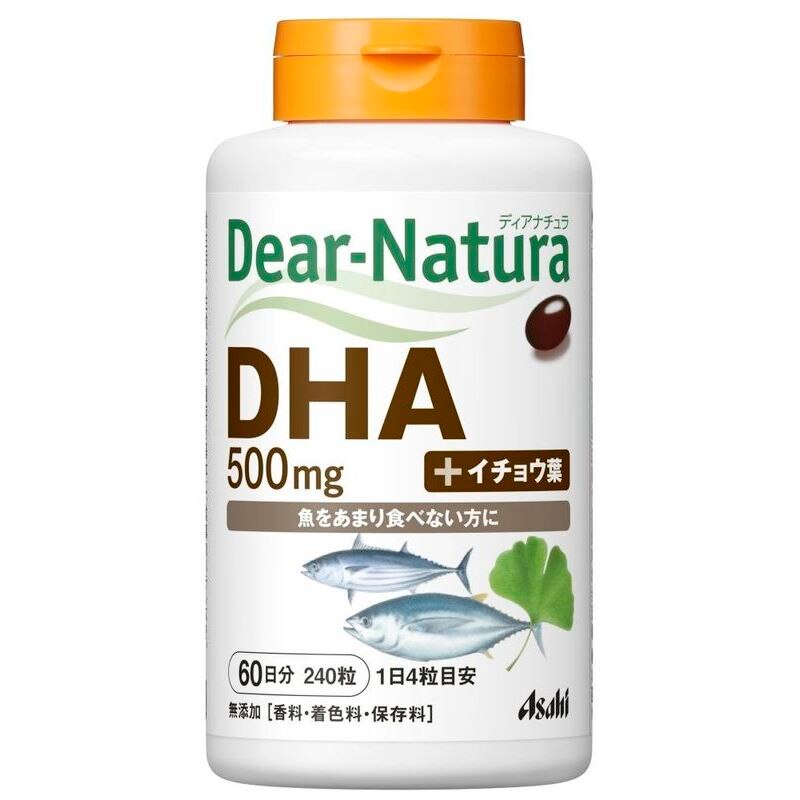 アサヒグループ食品　ディアナチュラ　DHA　240粒　60日分　サプリメント