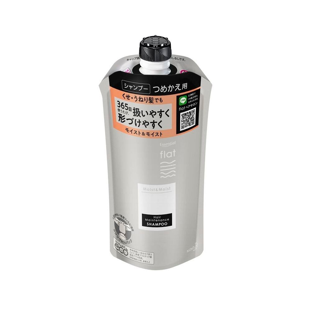 花王 エッセンシャルflat フラット モイスト モイスト シャンプー つめかえ 340ml ボーナスtポイント100ポイント ウエルシア ドットコム 花王 エッセンシャルflat フラット モイスト モイスト シャンプー つめかえ 340ml ボーナスtポイント100ポイント ウエルシア ドットコム