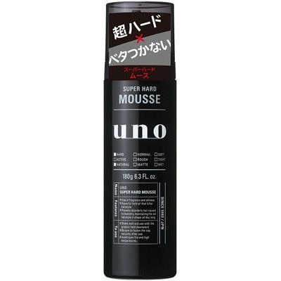 UNO　(ウーノ)　スーパーハードムース　180G　男性整髪料