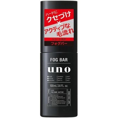 エフティ資生堂 Uno ウーノ フォグバー がっちりアクティブ 本体 100ml 男性整髪料 ウエルシアドットコム