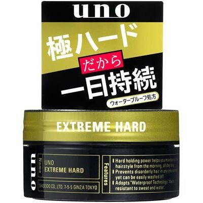 エフティ資生堂 Uno ウーノ エクストリームハード 80g 男性整髪料 ウエルシアドットコム