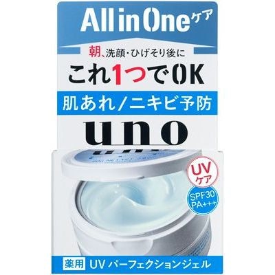UNO　(ウーノ)　UVパーフェクションジェル　80G　男性用オールインワンジェル　(医薬部外品)
