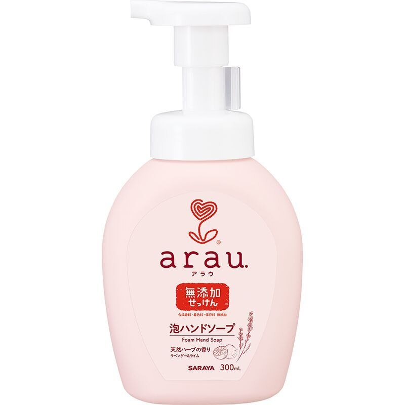 サラヤ アラウ 泡ハンドソープ 本体 300ml ハンドソープ ウエルシアドットコム