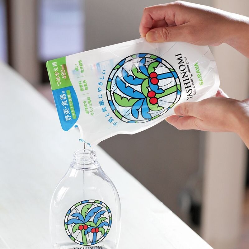 サラヤ ヤシノミ洗剤 詰め替え 480ML 食器野菜用洗剤 | ウエルシアドットコム