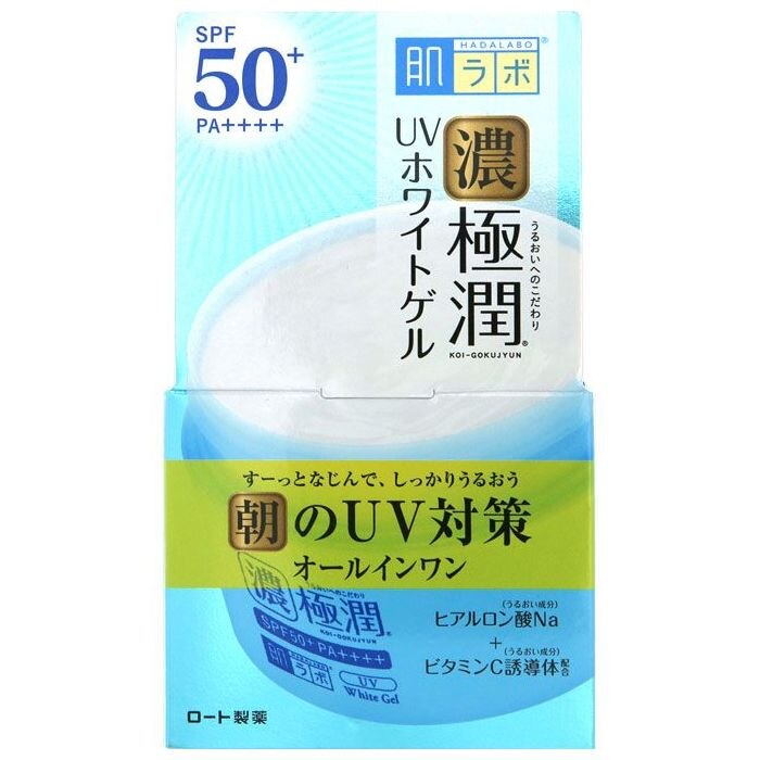 ロート製薬　肌ラボ　極潤　UVホワイトゲル　90　オールインワンゲル【7月2日までの期間特売】
