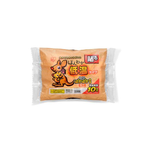 アイリス　ほんわか低温カイロ　貼る　ミニ　10個パック