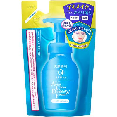 洗顔専科　メイクも落とせる泡洗顔料　詰め替え　130ML　洗顔料