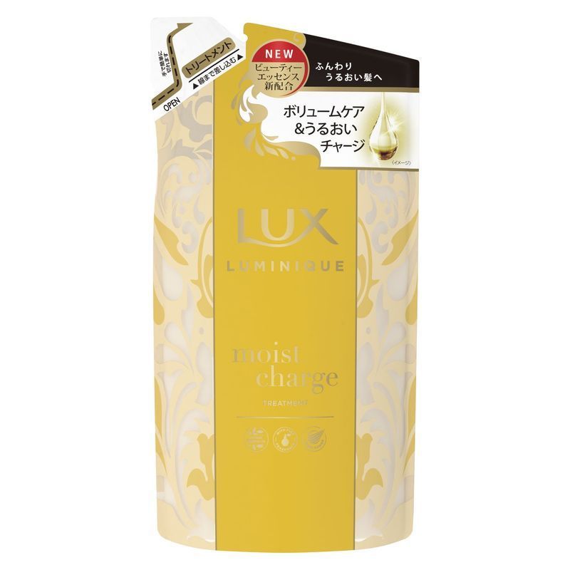ユニリーバ　ラックス　ルミニーク　モイストチャージ　トリートメント　詰め替え　350G　ヘアトリートメント【7月2日までの期間特売】