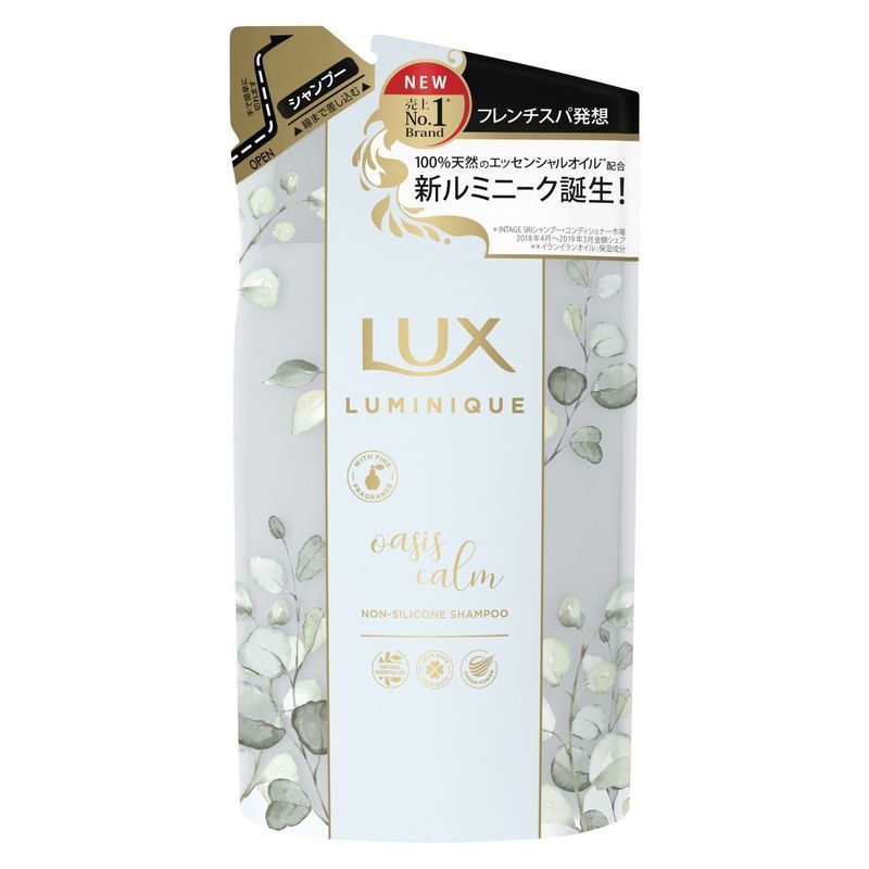 ユニリーバ　ラックス　ルミニーク　オアシスカーム　シャンプー　詰め替え　350G　シャンプー【7月2日までの期間特売】