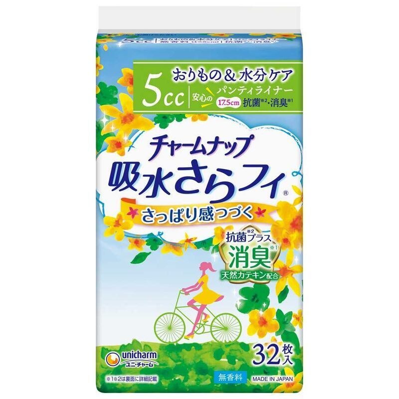 ユニ・チャーム　チャームナップ　吸水さらフィ　微量用　消臭タイプ　32枚　軽失禁用シート