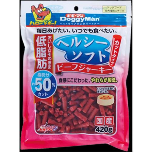 ドギーマン　ヘルシーソフト　ビーフカット　420G