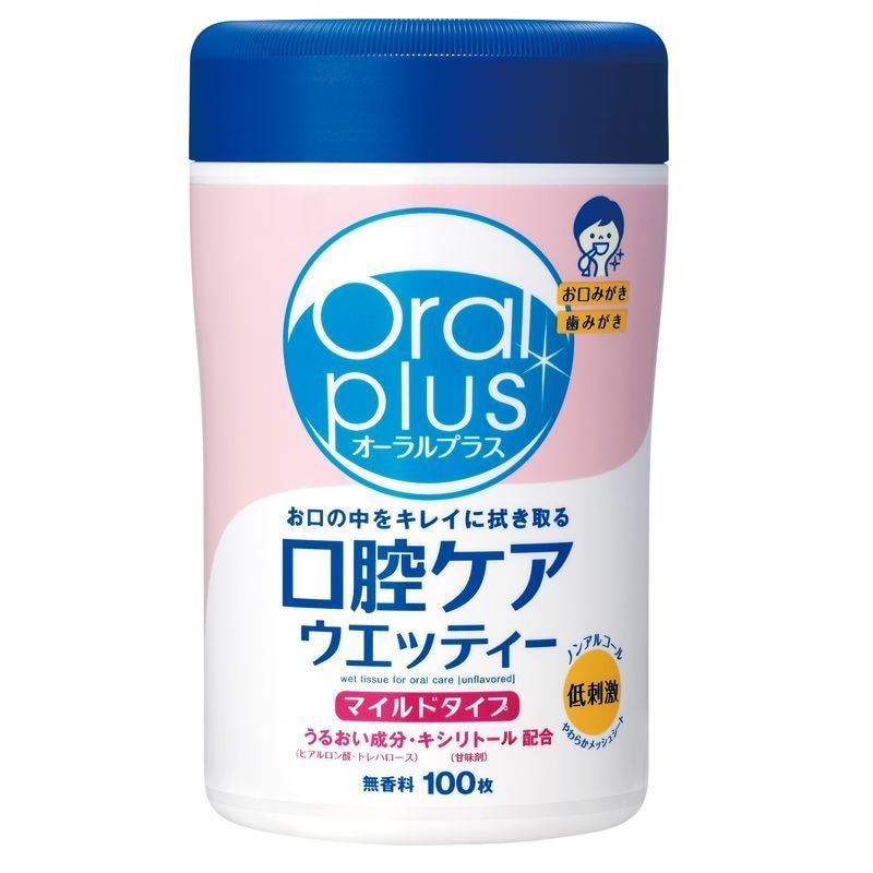 アサヒグループ食品　和光堂　口腔ケアウエッティー　マイルド　本体　100枚　口腔ケアウェットティッシュ