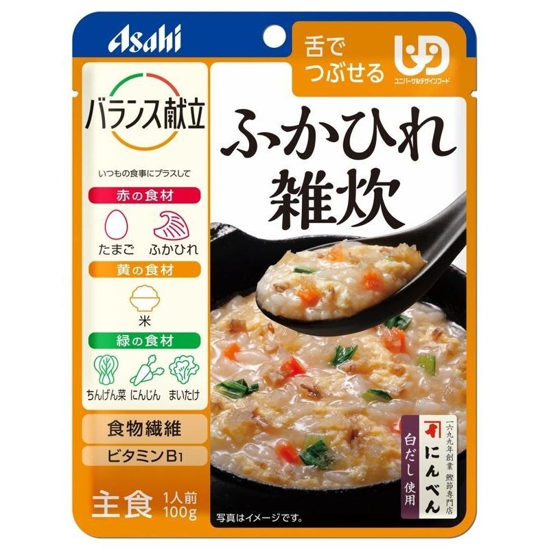 アサヒグループ食品　和光堂　バランス献立　ふかひれ雑炊　100G　ユニバーサルデザインフード