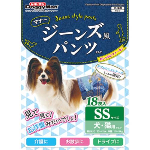 ドギーマンハヤシ　ドギーマン　ジーンズ風パンツSS　18枚入