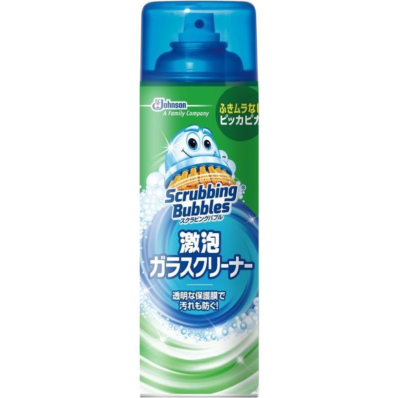 ジョンソン　スクラビングバブル　激泡ガラスクリーナー　480ML　ガラスクリーナー【1月7日までの期間特売】