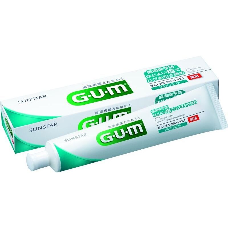 サンスター Gum ガム デンタルペースト ソルティミント 150g 箱タイプ 歯みがき粉 ウエルシアドットコム