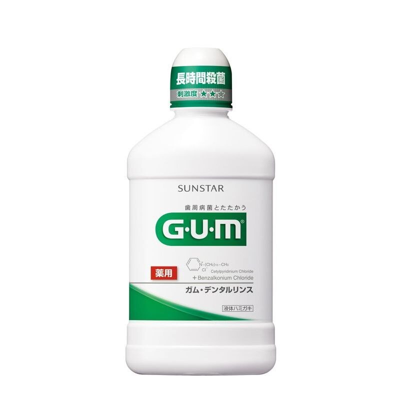 サンスター　GUM(ガム)　デンタルリンス　レギュラータイプ　500ML　洗口液