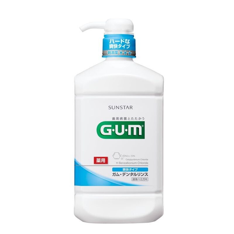 サンスター GUM(ガム) デンタルリンス 爽快タイプ 960ML 洗口液【4月30