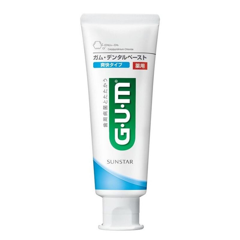 サンスター　GUM(ガム)　デンタルペースト　爽快タイプ　120G　歯磨き粉