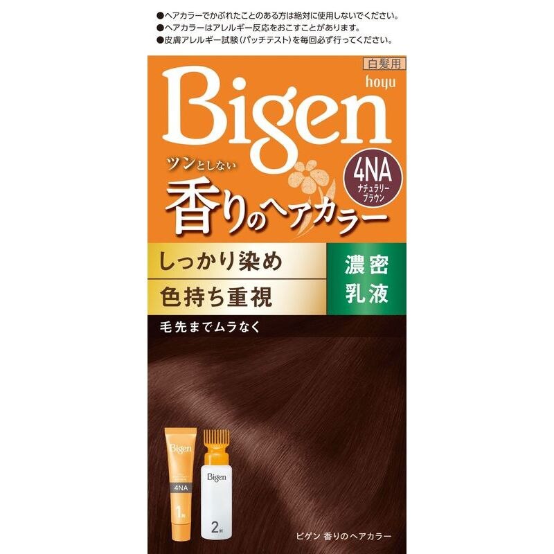 ホーユー　ビゲン　香りのヘアカラー乳液　4NA　ナチュラリーブラウン