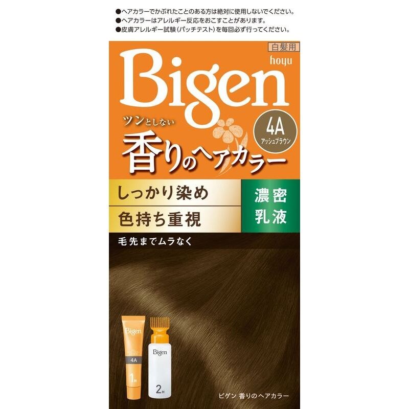 ホーユー　ビゲン　香りのヘアカラー乳液　A　アッシュブラウン
