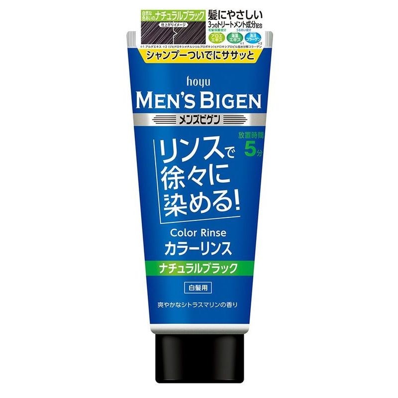 ホーユー　メンズビゲン　カラーリンス　ナチュラルブラック