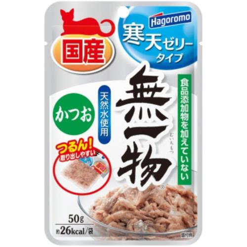 はごろもフーズ　無一物パウチ寒天ゼリー　かつお　50G