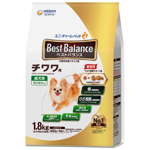 ユニチャーム　ベストバランス　カリカリ仕立て　チワワ用　1.8KG【11月5日までの期間特売】