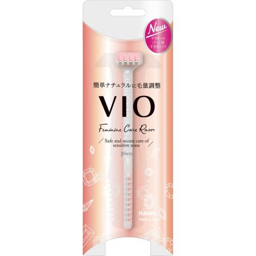 フェザー安全剃刀　ピアニィ　VIO　デリケートゾーン用　1個　女性用カミソリ