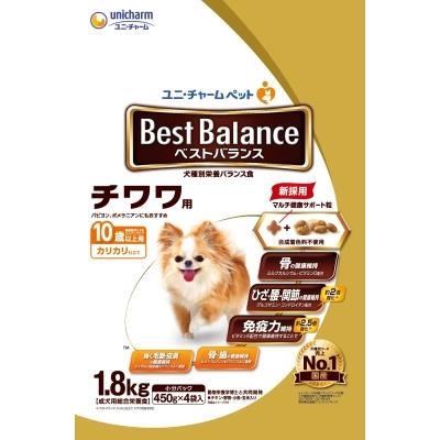 ユニ・チャーム　ベストバランス　チワワ用　10歳以上用　1.8KG【11月5日までの期間特売】