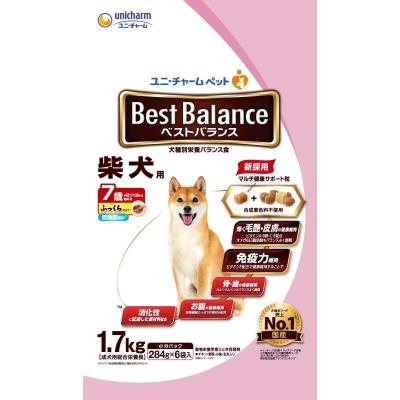 ユニ チャーム ベストバランス ふっくら仕立て 柴犬用 7歳が近づく頃から始める低脂肪 1 7kg ウエルシアドットコム