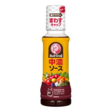 ▲▲ブルドック　中濃ソース　200ML×5個セット