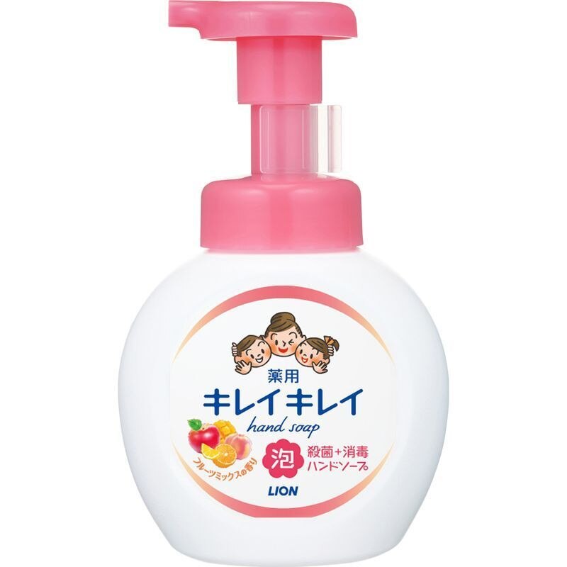 ライオン キレイキレイ 薬用泡ハンドソープフルーツミックスの香り 本体 250ML ハンドソープ【ボーナスTポイントとして9月4日までポイント90ポイント】 | ウエルシアドットコム ライオン キレイキレイ 薬用泡ハンドソープフルーツミックスの香り 本体 250ML ハンドソープ【ボーナスTポイントとして9月4日までポイント90ポイント】 | ウエルシアドットコム