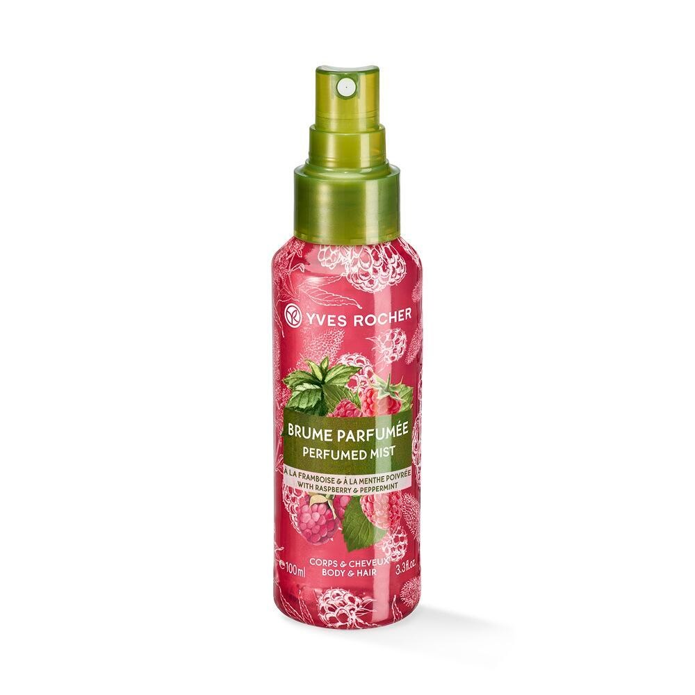 イヴ・ロシェ ヘア&ボディミスト ラズベリー&ペパーミント 100mL