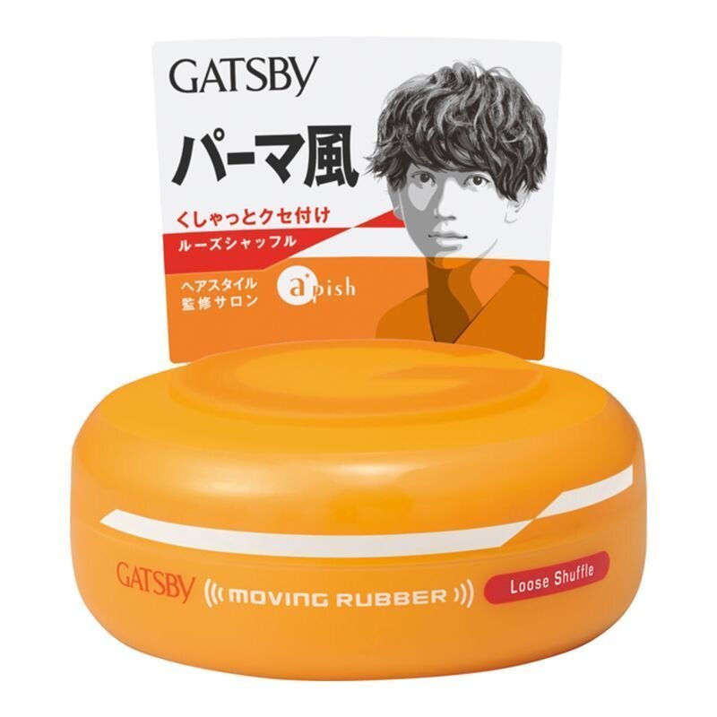 マンダム　ギャツビー ムービングラバー　ルーズシャッフル 80G　男性用整髪剤【ボーナスTポイント35ポイント】