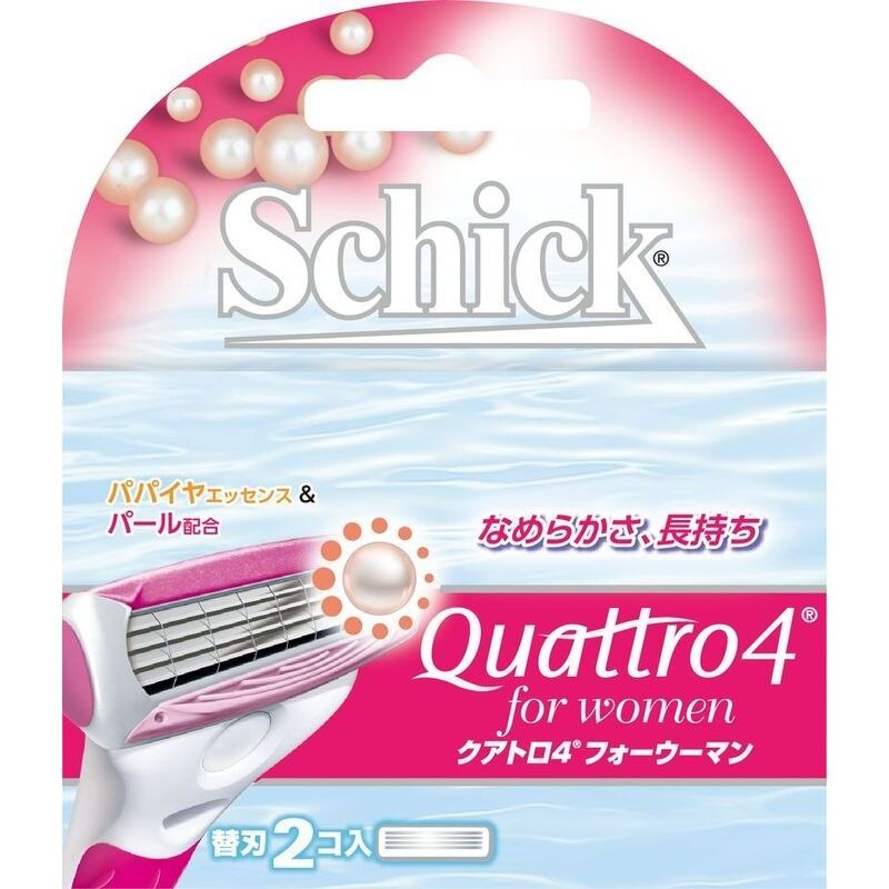 シック クアトロ4 フォーウーマン 替刃 (2コ入) 女性用カミソリ