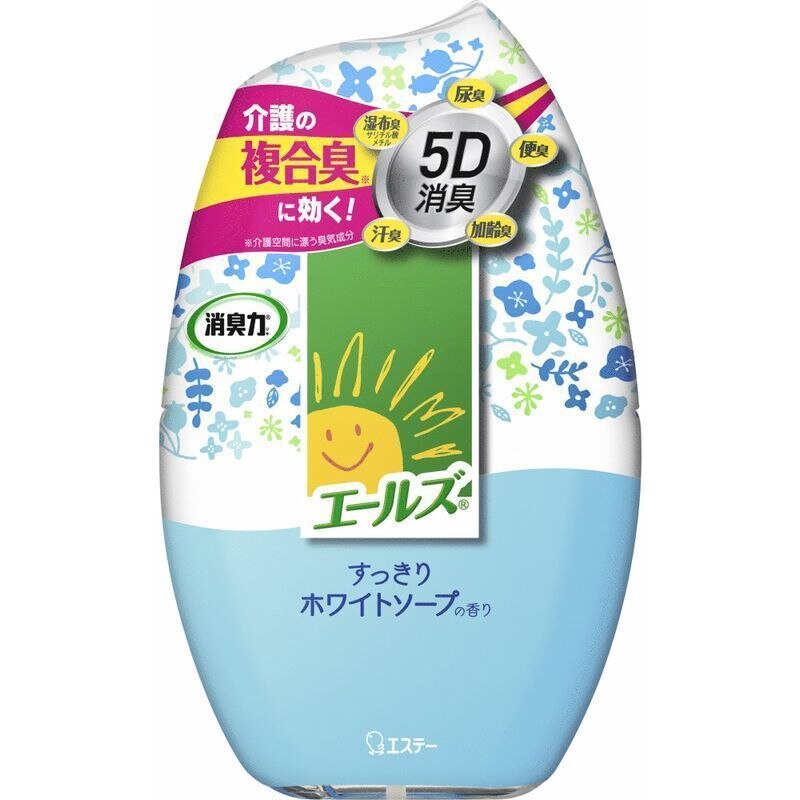 エステー　エールズ　消臭力　すっきりホワイトソープ　400ML　消臭剤