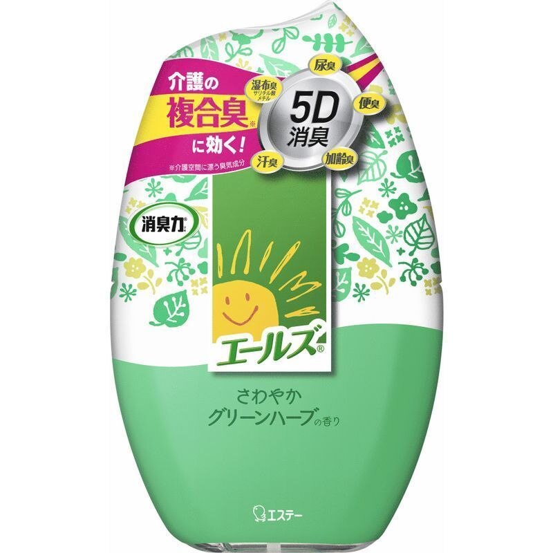 エステー　エールズ　消臭力　さわやかグリーンハーブ　400ML　消臭剤